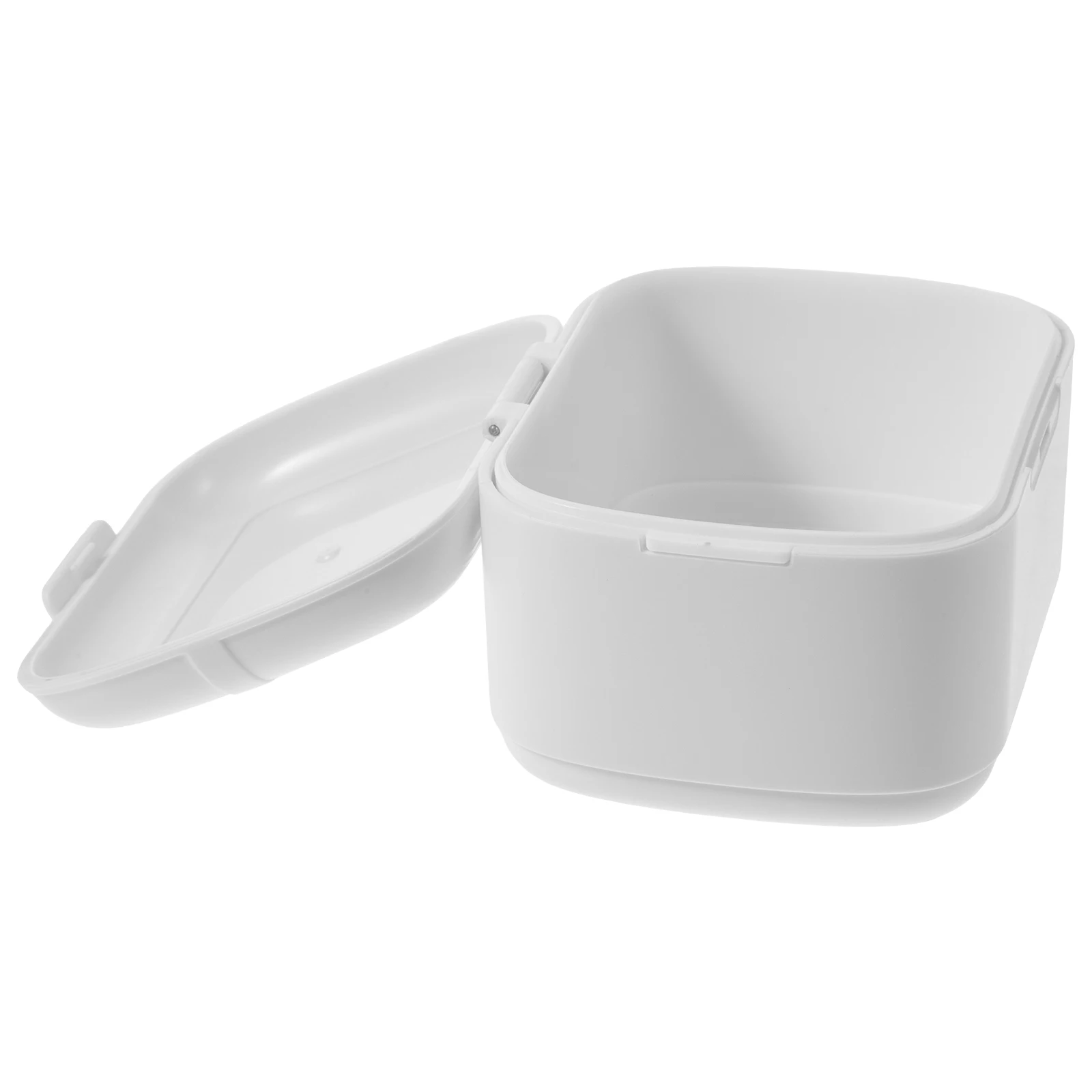 

Portable Denture Box Retainer Durable Compact Storage Container Orthodontic Accessories Breathable Travel Retainer Holder Soak