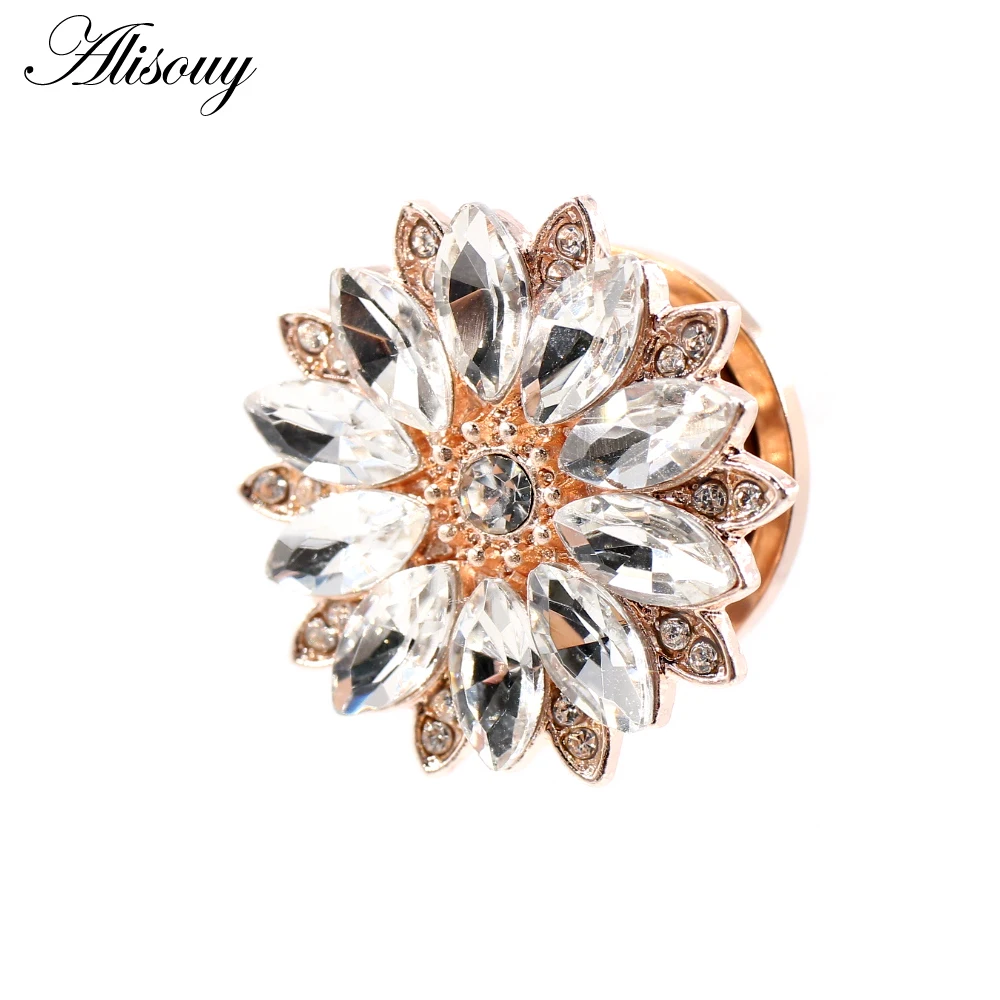 Alisouy 2 Stück Edelstahl Blume Zirkonia Mond Stern Uhr Herz Schraube Ohr Tunnel Plugs Expander Messgeräte Körper Piercing Schmuck – Detail 27