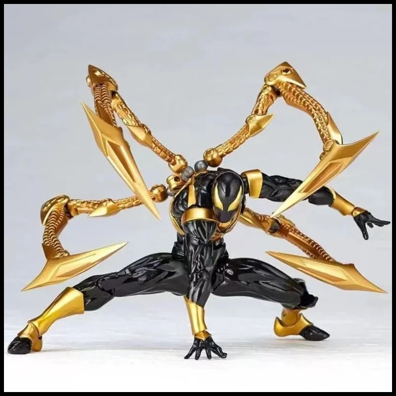 

Коллекционная фигурка Marvel Kaiyodo Revoltech 16 см: Железный Человек-Паук (Amazing Yamaguchi) – модель, игрушка, украшение, подарок