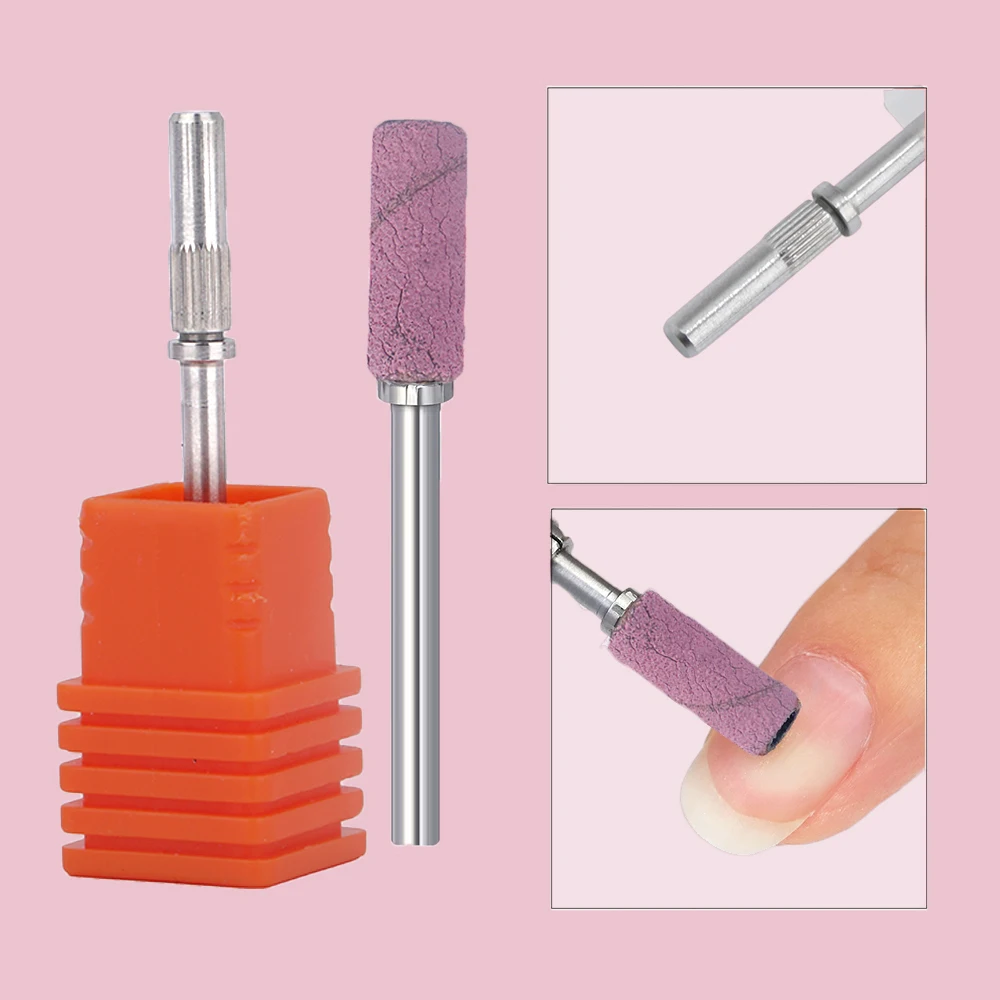 50PCS 3mm Nail Sanding Bands 80/120/150/180/240 Grit Electric Nail File Acessory Gel Polishing Manicure Tool