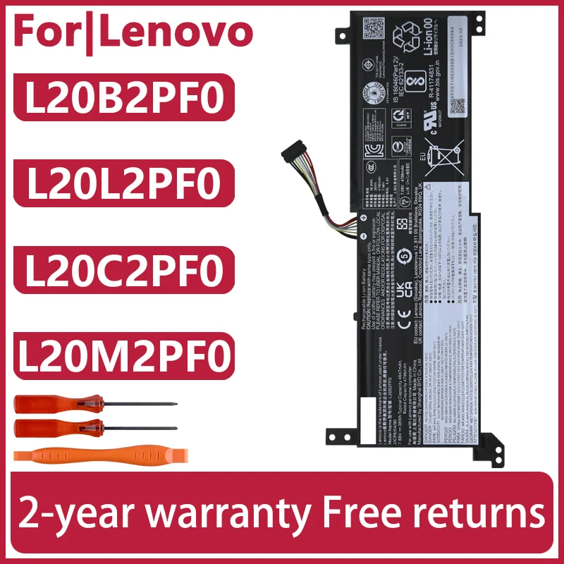 

For Lenovo IdeaPad 3 17IRU7/14ITL6/15ITL6/17ITL6/14ADA6 L20B2PF0 L20L2PF0 L20C2PF0 L20M2PF0 Laptop battery