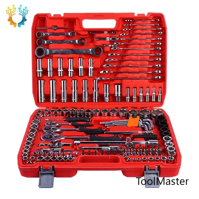 

[2026]Professional 150-Piece Mechanics Tool Set For Motorcycle Repair Complete Home Household Hand Tools With Ratchet And Wrench