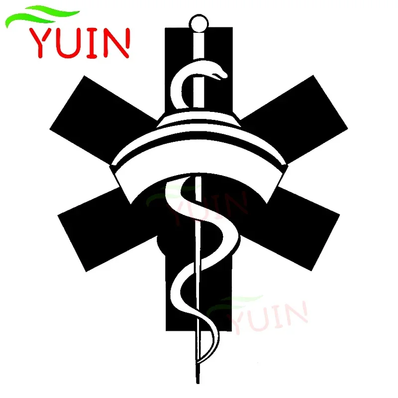 YUIN Nurse Medical Logo Fashion Car Sticker Body Decoration Personality PVC Waterproof Sunscreen Decal Can Be Customized Color