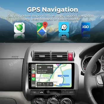 適用於本田 Jazz 1 GD 2001-2008 和 Fit 2001-2009 的即插即用型 Android 15 車載 2K QLED 立體聲收音機多媒體視訊播放器 GPS 4G 8 最佳銷售 本田飛度安卓 - №8