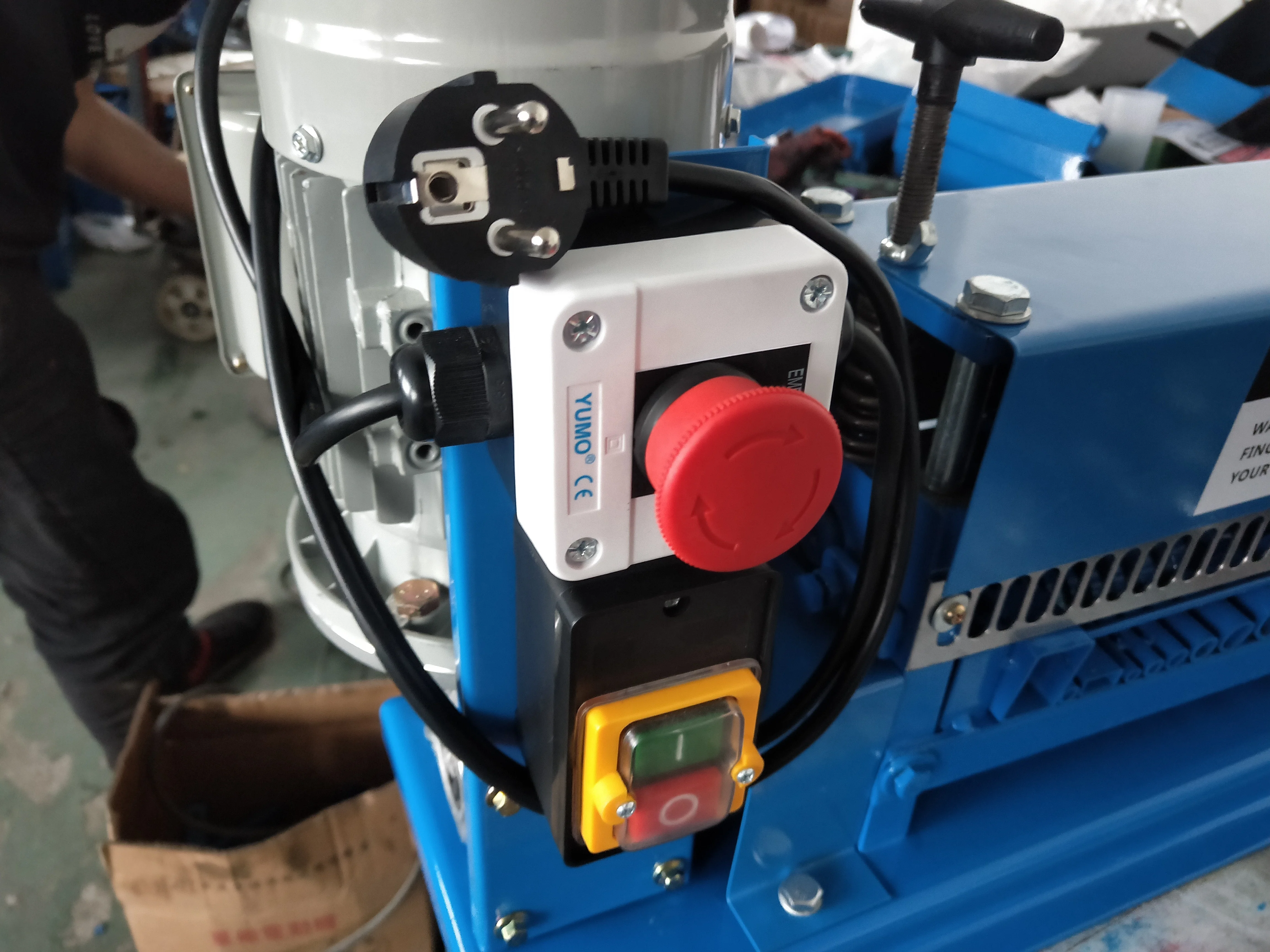 Máquina de descascar fios de cobre, 1.5-38mm, descascador de cabos, sucata, máquina de descascar fios de cobre V-038M