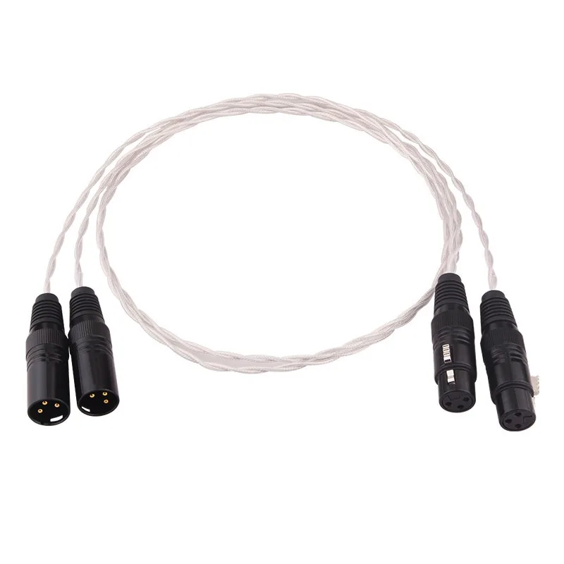 For Silver-plated Kanon Head Cable, Audiophile Grade Kanon Balance Cable, Microphone Cable, Kanon Male and Female