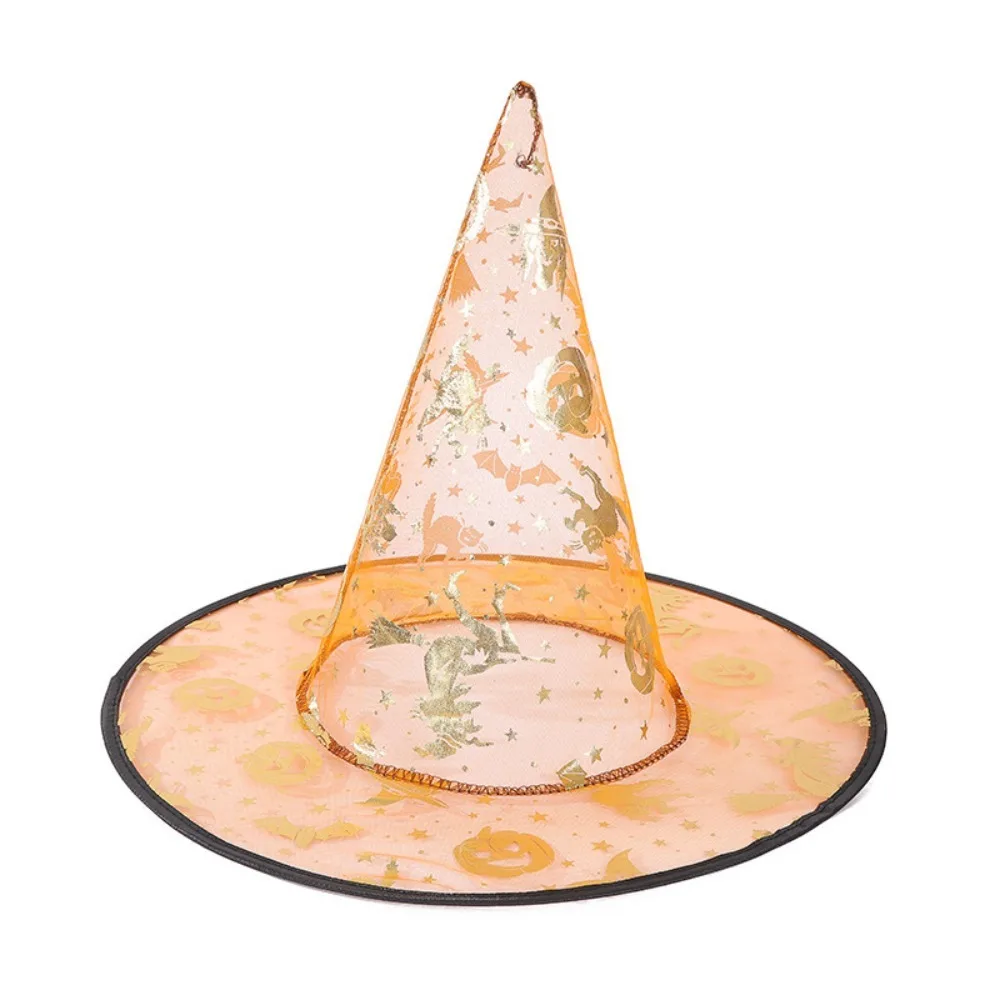 

2024 Gauze Halloween Ball Hat Parties Dress Up Costume Props Funny Costume Cap Cosplay Prop Headwear Gift