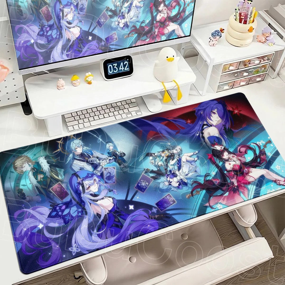 Mousepad HD Print Honkai Star Rail Firefly Cute Office Table Mat Laptop Anime Girl Carpet XXL Extend Gaming Cabinet Keyboard Pad