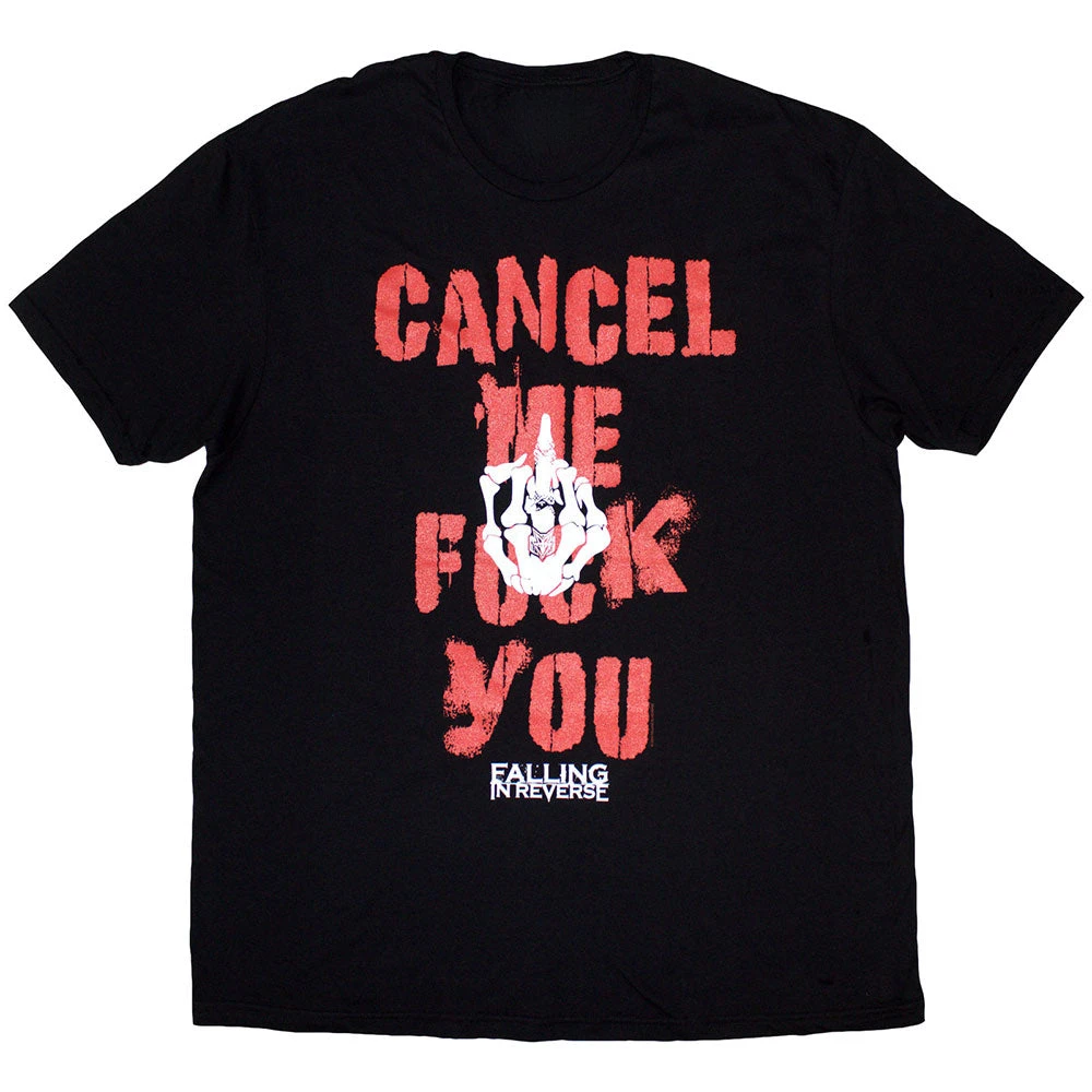 Voice Collage Falling in Reverse Band T-Shirt Cotton Graphic Tee Men Women Summer Streetwear