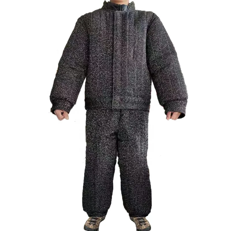 Dog Training Full Protection Bite Suit Eco-Friendly Jute Material Large Body Anti-Dog Bite Clothing Greenway GWPTT03 Classic