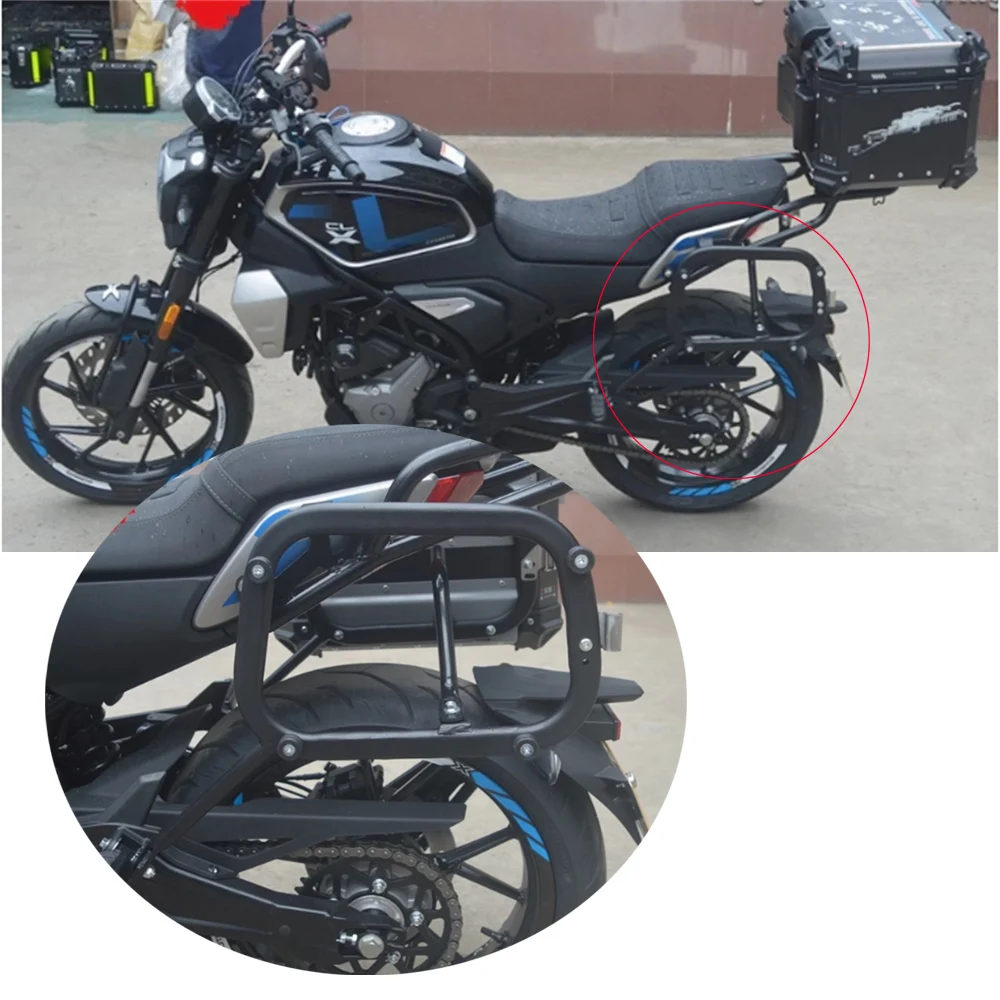 

For CFMOTO Clx700 CL-X700 Luggage rack modification Carrier Motorcycle Side Rear Luggage Boxes Cases Mounting Racks Brackets