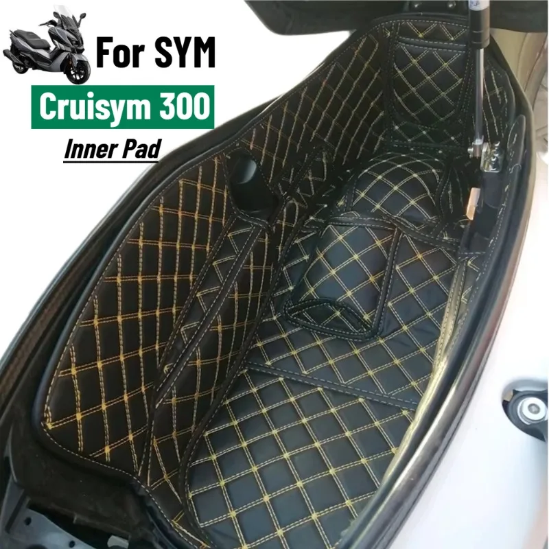Inner Bucket Liner Pad For SYM Cruisym 300 Motorcycle Prevent Scratches Shockproof Abnormal Noise Storage Box Seat Inner Cushion