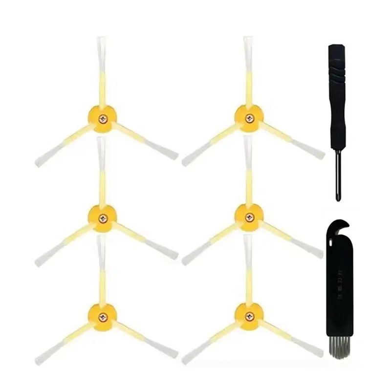 

ABVC Подходит для аксессуаров для пылесосов Irobot Roomba серий 600, 700, 800, треугольная боковая щетка с отверткой.