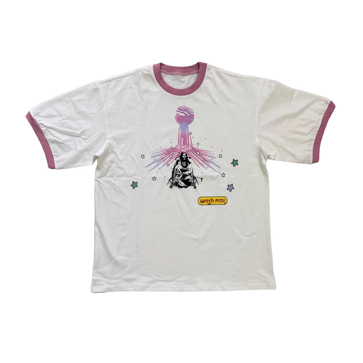 New Men Laundry max monk Ringer T Shirts T-Shirt Hip Hop Skateboard Street Cotton T-Shirts Tee Top US size A26