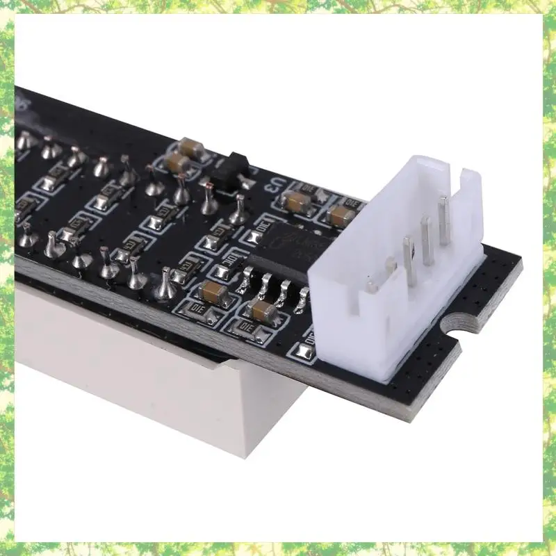 Smart-4X デュアル 12 音楽レベルインジケーター LED スペクトル VU メーター アンプランプ 光速度調整可能ボード DC 7-12V (Finis)
