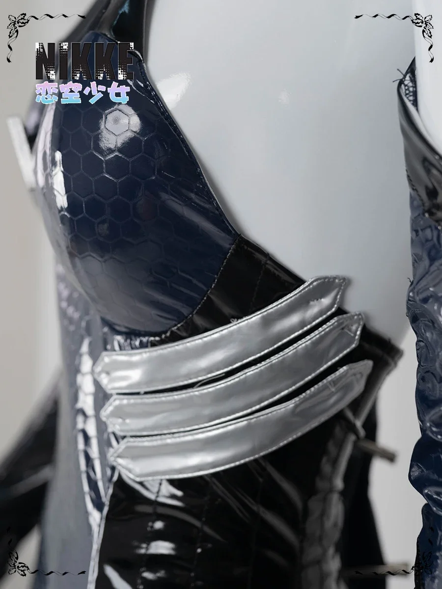 2025 Anime NIKKE：The Goddess of Victory Little Mermaid Leather Combat Jumpsuit Cosplay Costum Halloween Costume