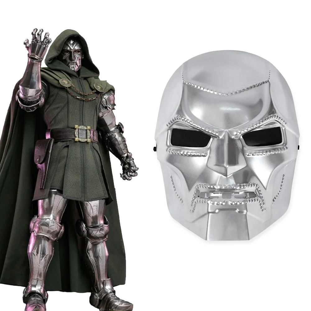 

Doctor Cosplay Doom Costume Man's Mask Accessories Victor von Doom Halloween Cosplay Mask