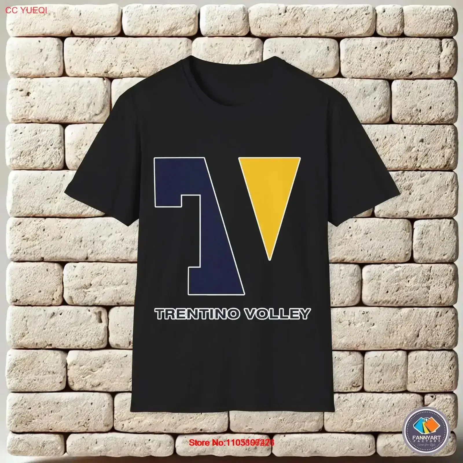 

Футболка с логотипом команды волейбола Trentino Volley, винтажная стираная универсальная мужская футболка с рисунком, мягкая дизайнерская одежда, удобная винтажная одежда