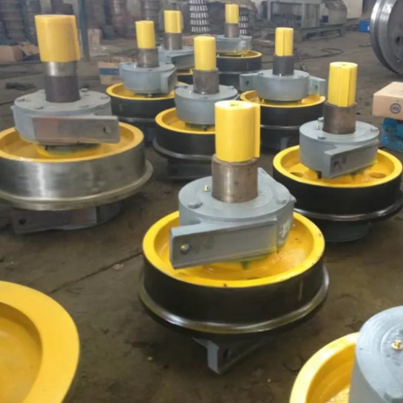 DRS 125mm-500mm Wheel Sets Block With Gear Motor End Carriage For Bridge Crane 5 Ton 10 Ton 20 Ton Crane Wheel