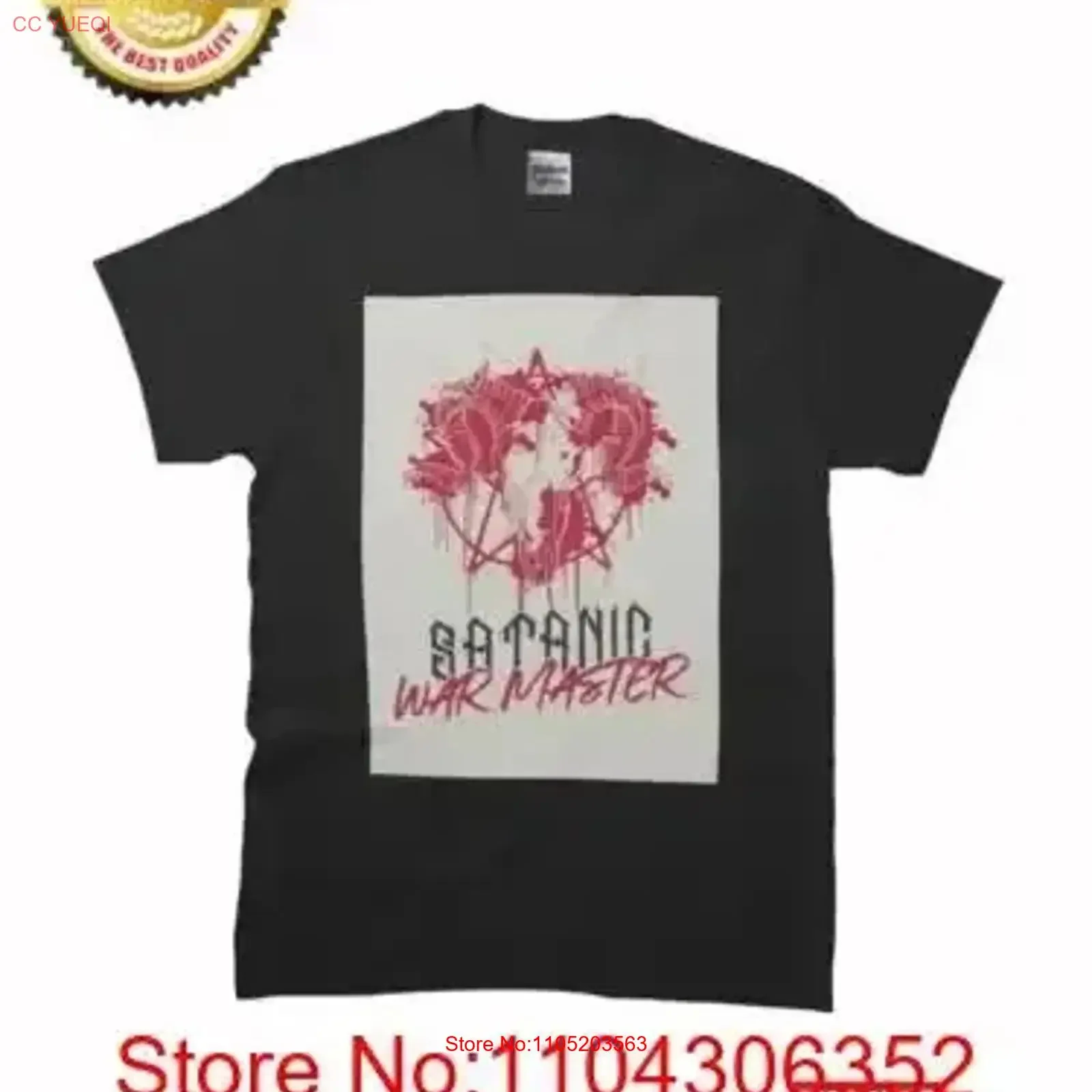 New Design SATANIC WARMASTER Black Katharsis Classic MAN WOMAN T Shirt S to 5XL vintage Washed graphic Top For Everyday Wear