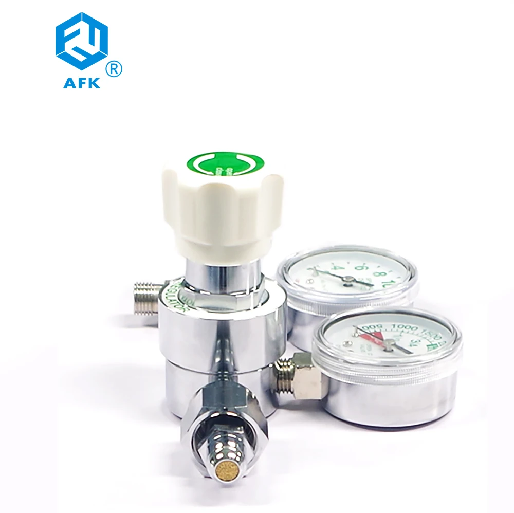 Medical Oxygen Regulator CGA540 with Flowmeter Gauge High Pressure For for Oxygen Cylinder 4000psi