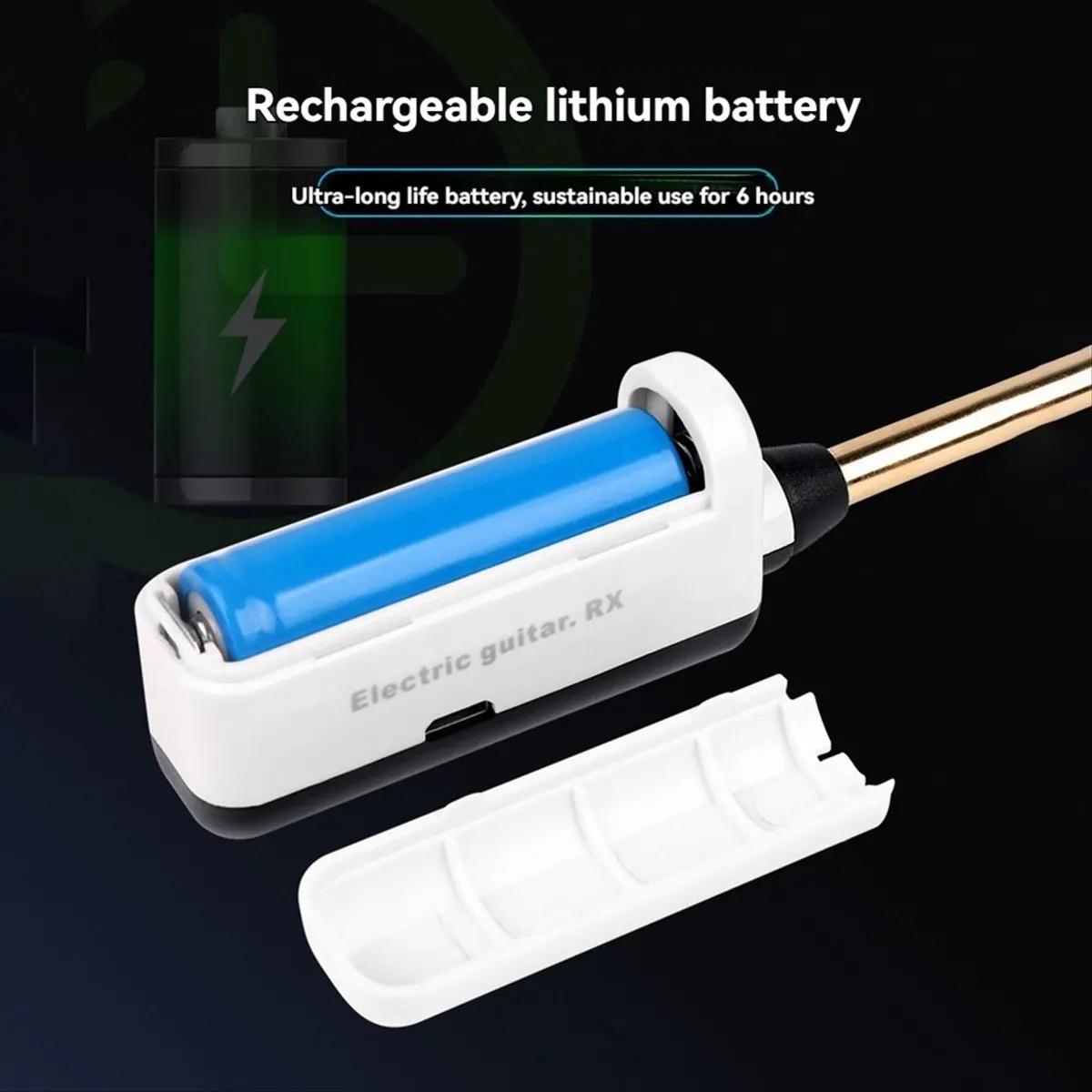 A26Z Microphone Wireless Instrument Pickup Receiver Transmitter System Electric Blowpipe Wireless Pickup Musical Instrument