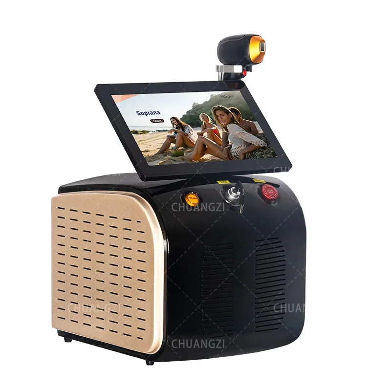 Diode Laser 808 Haarverwijdering Machine Ijs Platina Verwijderaar Voor Thuisgebruik En Salon Beste 3 Golflengte 2000W 755 808 1064nm