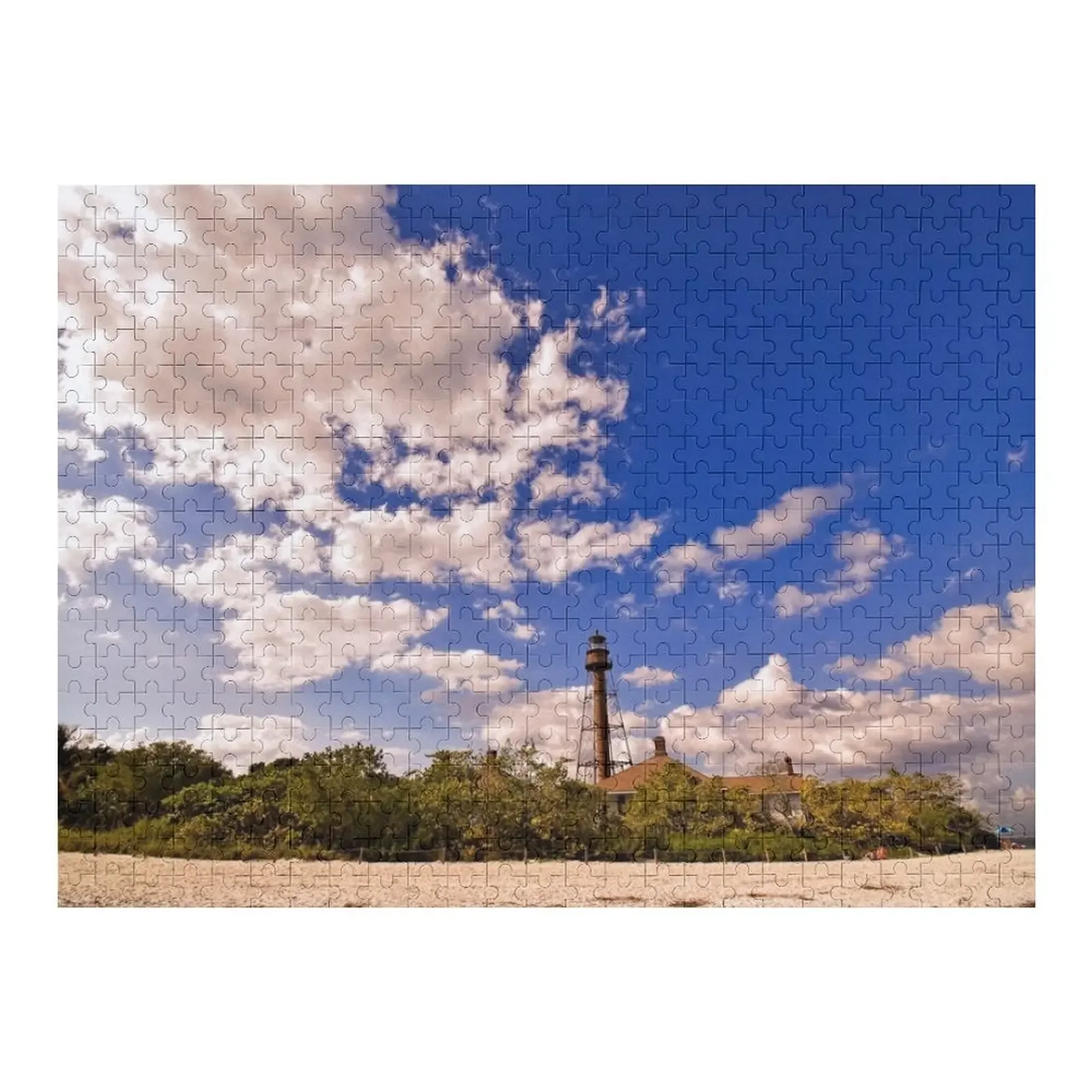 

Lighthouse - Sanibel Island, Florida Jigsaw Puzzle Custom Gift Customized Toys For Kids Puzzle