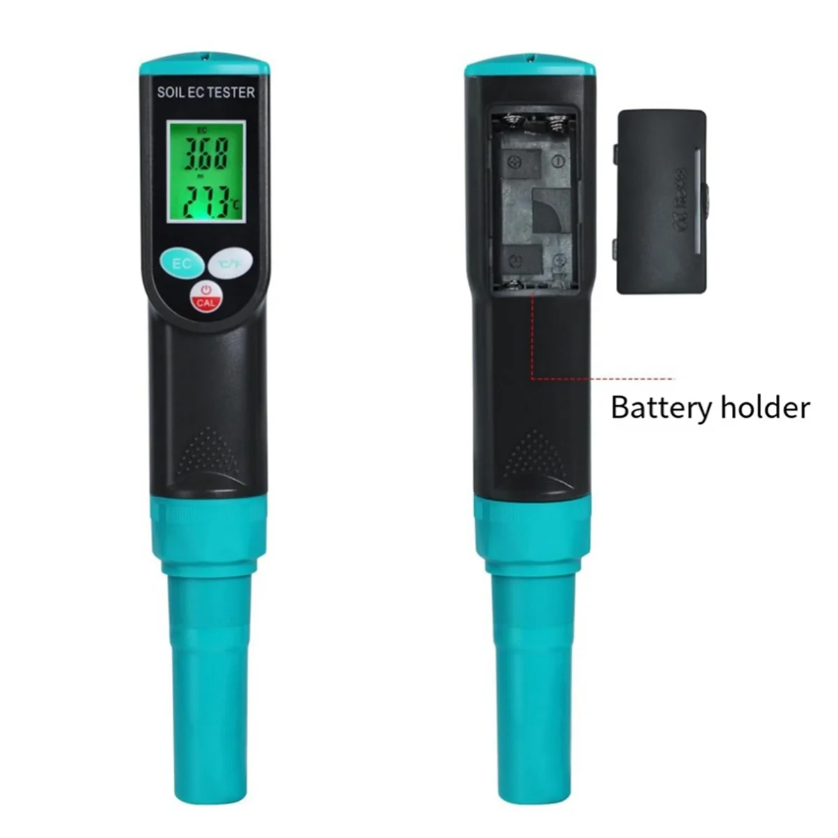 

Waterproof Soil EC and Temperature Meter Digital Tester for Potted Plants Gardening Agriculture Farm