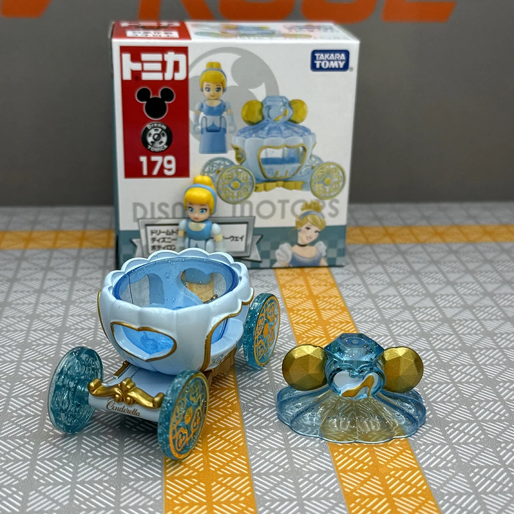 Takara Tomy Sogno Tomica N. 179 Disney Motors Jewelry Way Potiron Cenerentola Auto in lega Diecast Model Replica Series Bambini