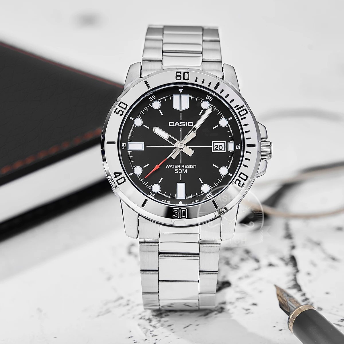 ساعة كاسيو ساعة معصم رجالية ماركة فاخرة مجموعة كوارتز 50 متر مقاومة للماء ساعة رجالية مضيئة رياضية عسكرية ساعة relogio masculino