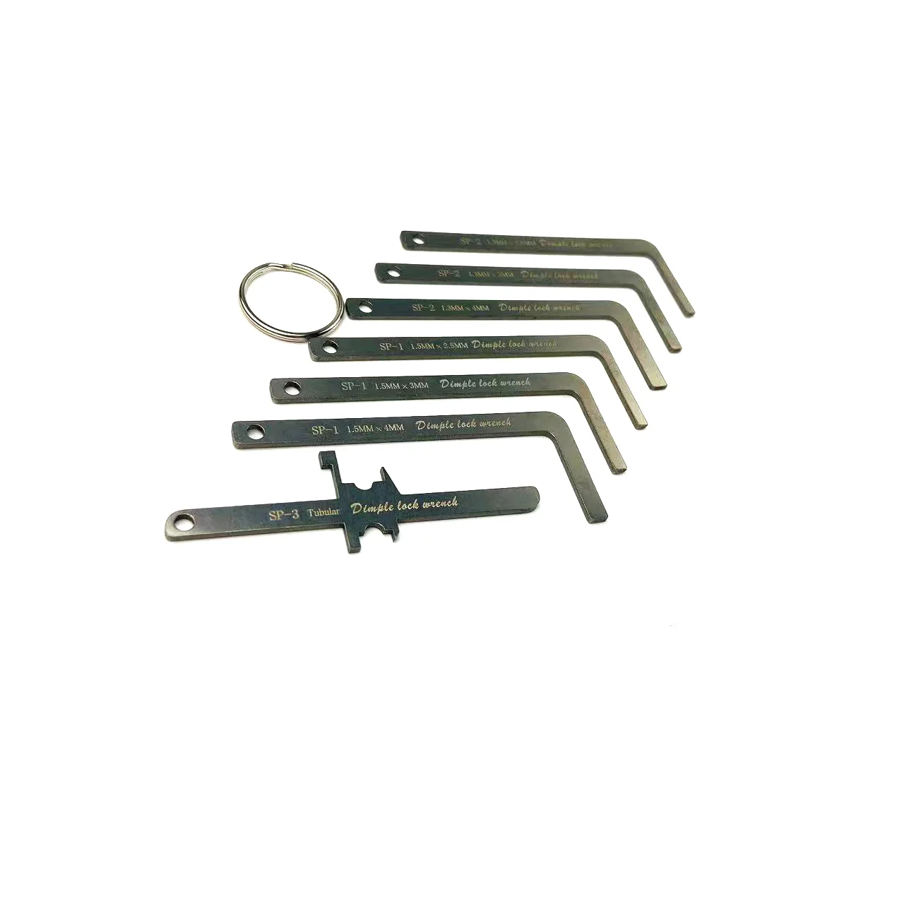 Lock pick Tension Wrench Tool ,Locksmith Emergency Tool, Stainless Steel Push Rod for Lock