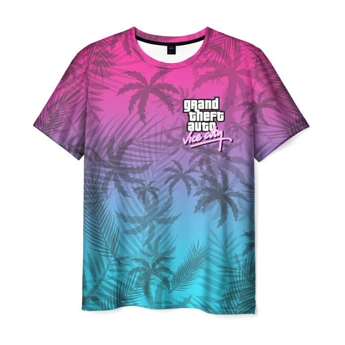 Hot Game GTA T-Shirts Grand Theft Auto Vice City 3D Printed Men Women Summer Fashion Short Sleeve T Shirt Kids Tees Top Clothing