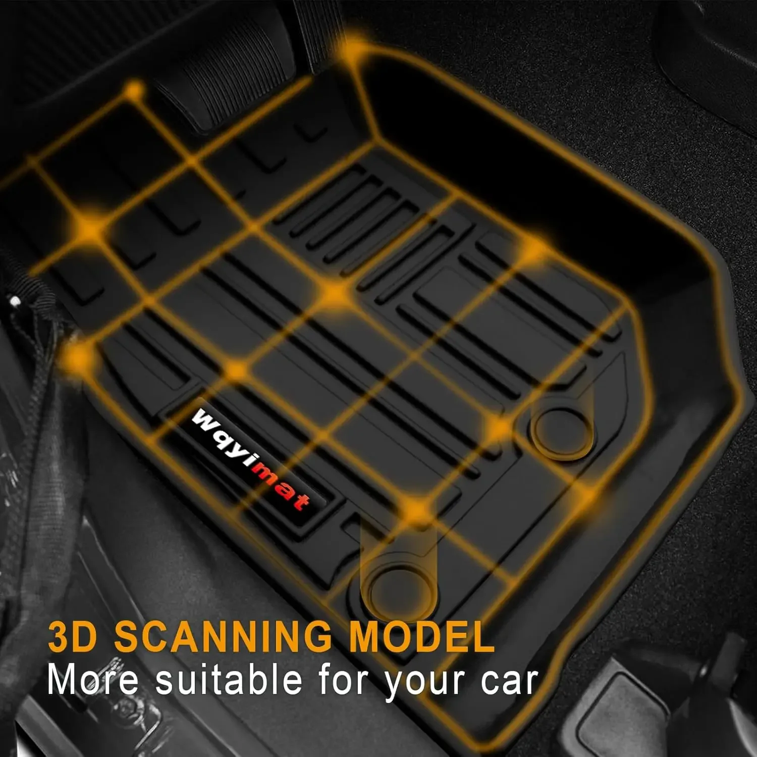 ل جيب رانجلر JK/JL/TJ/LJ 4 باب 2 باب 2007-2018 اكسسوارات الحصير البضائع بطانة مسند الظهر الحصير جميع الأحوال الجوية TPE المطاط