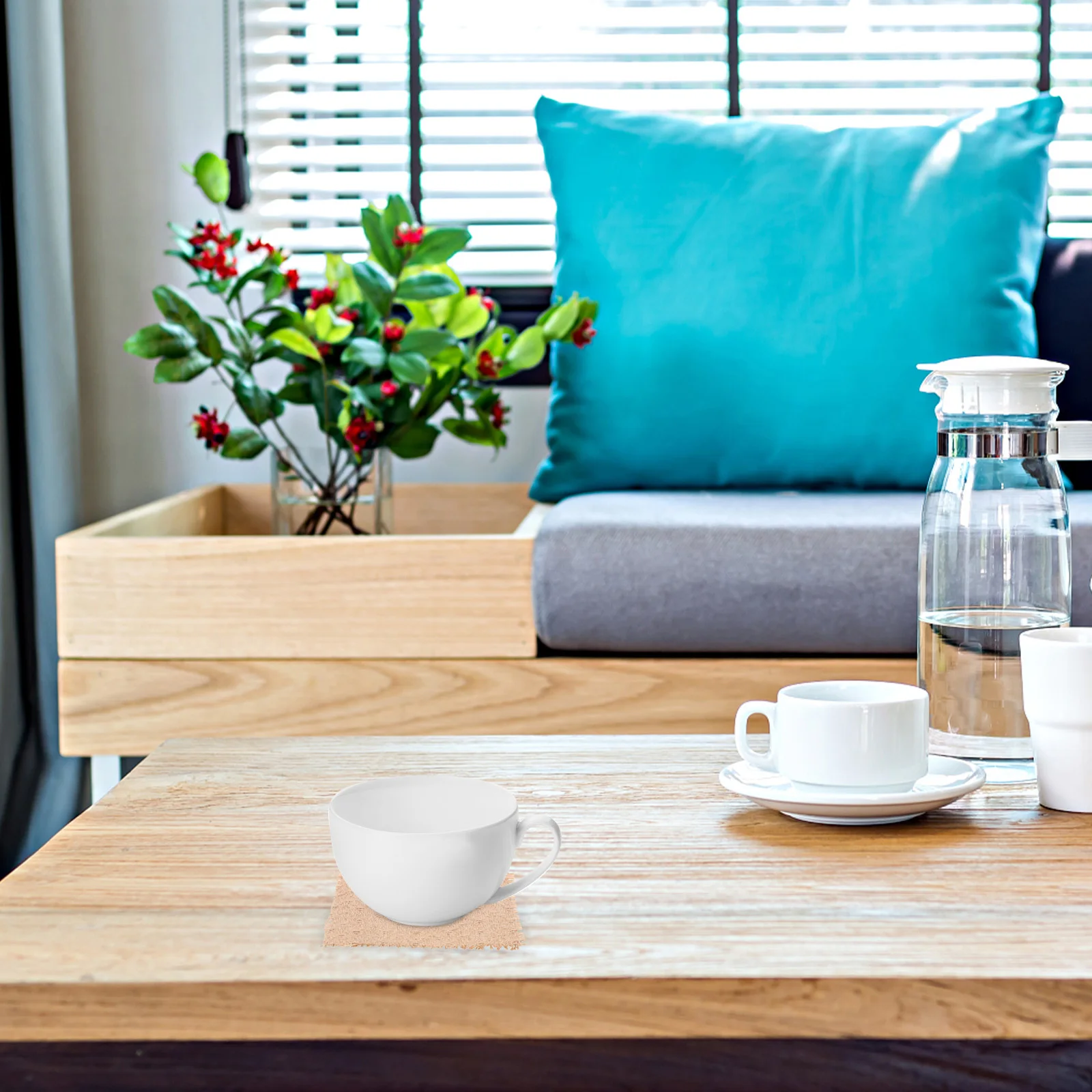 

10 шт., винтажная льняная подставка, смешанный стиль, теплоизоляционный коврик для чашки для домашнего декора, защитный держатель для посуды, льняная подушка