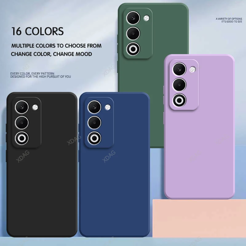 Funda trasera para OPPO A5 5G 4G Global Soft Candy Color puro silicona líquida flocado interno Fundas carcasa de teléfono de alta calidad