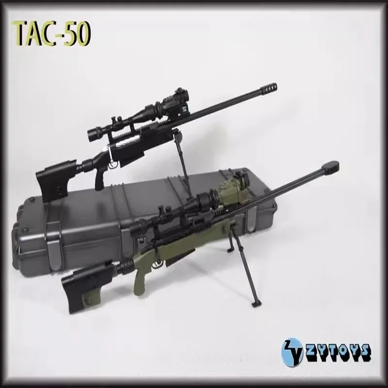 ZYTOYS ZY8036 1/6 Scale Soldier TAC-50 Sniper Rifle Weapon Plastics Static Model Toy Fit 12'' Action Figure In Stock