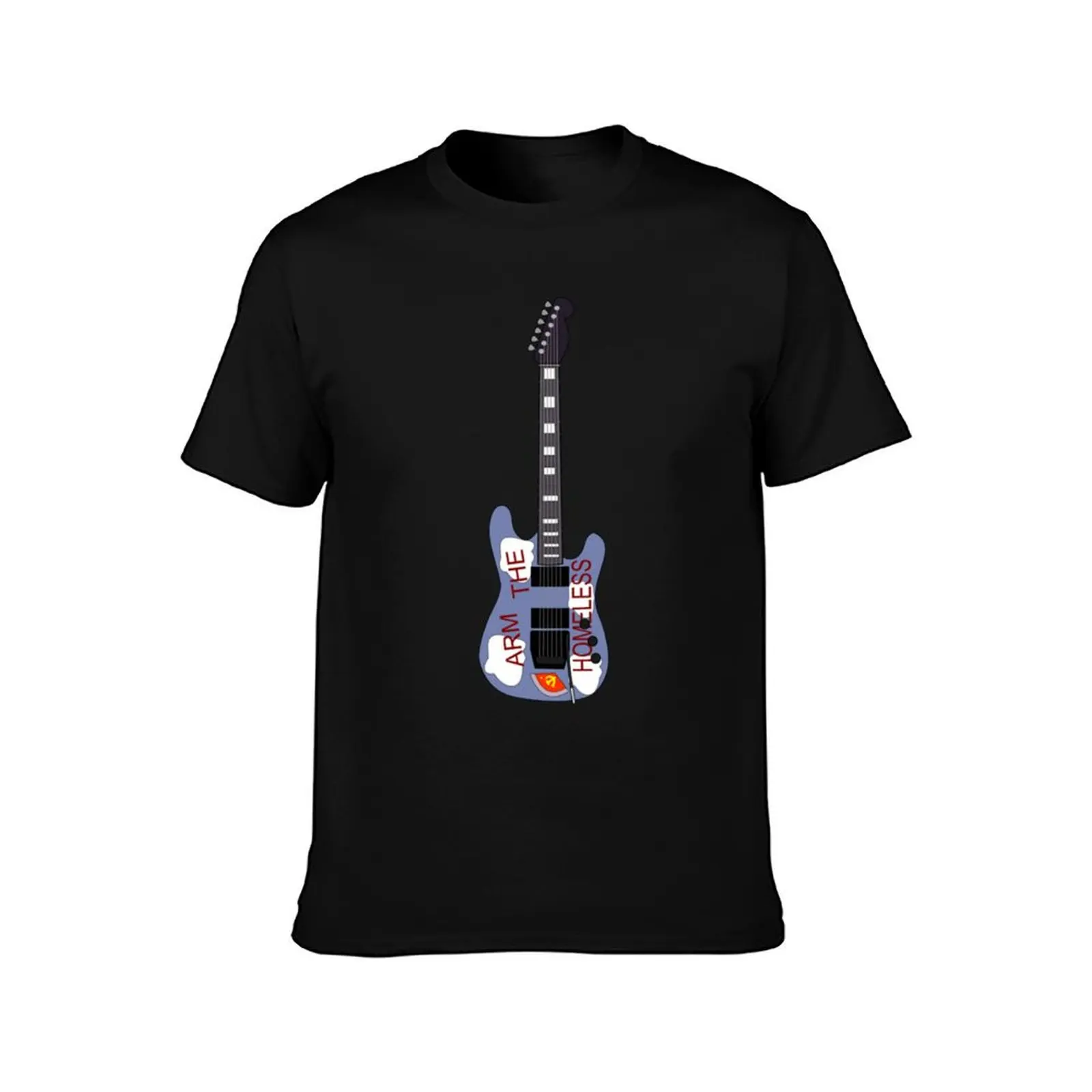 Tom Morello Arm the Homeless Guitar Classic T-Shirt Basic Casual Short Sleeve Cotton Shirt T-Shirt