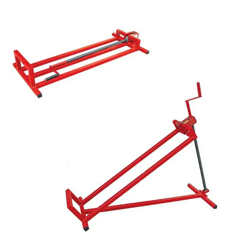 حامل إصلاح آلات الحدائق المثبت على الجانب؛ مقبس اوجير لجزازة العشب اليدوي مع مقبض رفع قابل للطي. #2