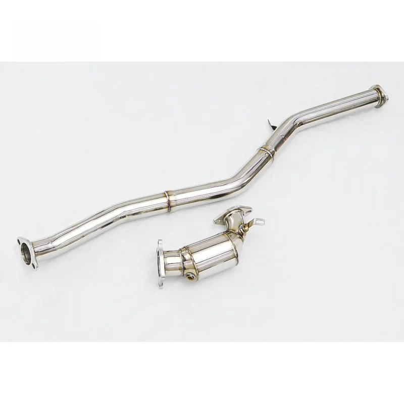 High quality Turbo Downpipe com catalisador for Subaru Impreza WRX STI 2008-14, EJ20, EJ25, 3