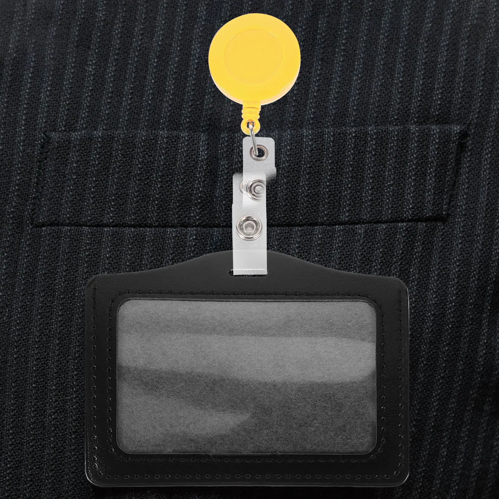 10Pcs Transparent Cards Covers Clear Card Sleeves for Name Badge Holder Horizontal Id Holder Game Cards Protector Anti-Scratch