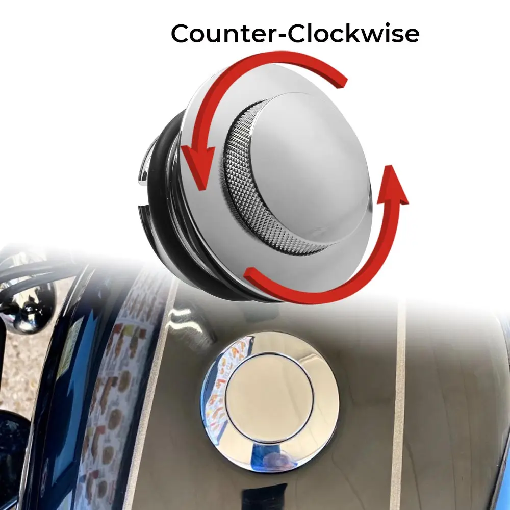 For Harley Big Twin & Sportster XL 1996-later Motorcycle Pop-Up Gas Fuel Cap Screw-in Flush-Mount Fuel Cap Accessories