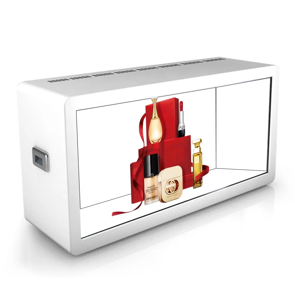 

High Resolution and High Brightness 4K Transparent Digital Signage LCD Display Screen