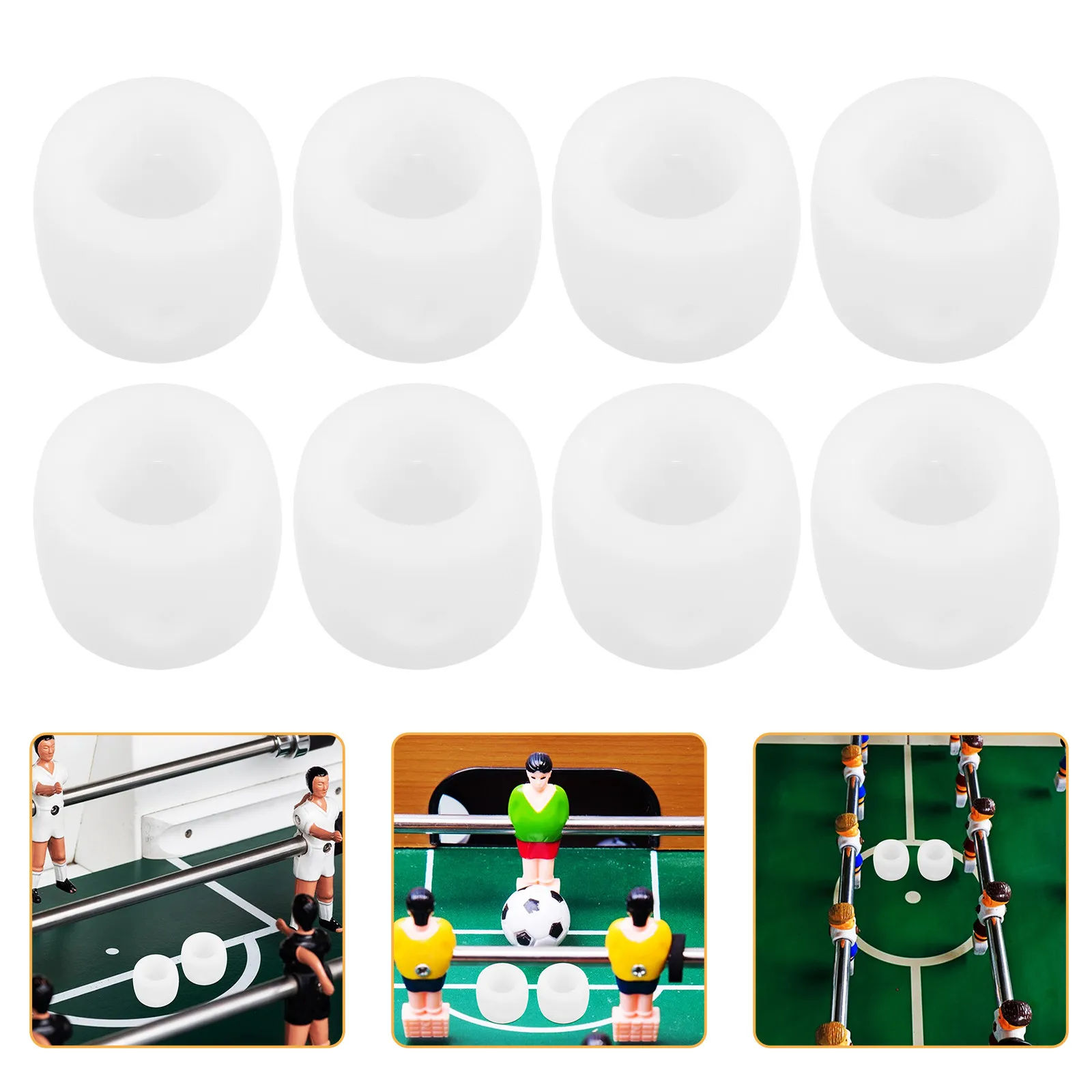

10 шт. позиционеров для настольного футбола из АБС-пластика, стопорные кольца, аксессуары для настольного футбола, запасные части