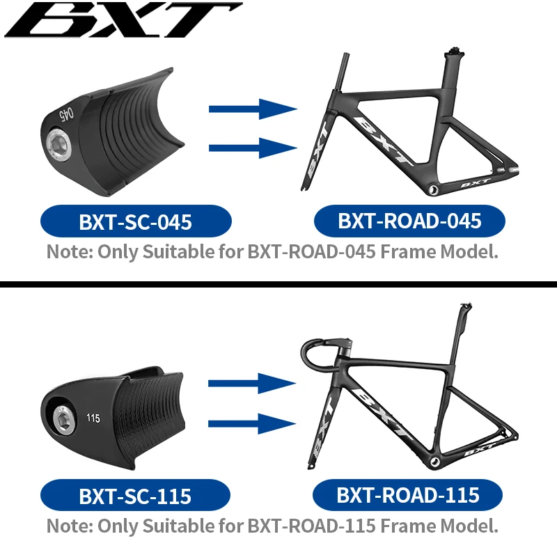 BXT Bike Frame Model Seat Post Clamp Aluminum Alloy Clamp Seat Post of Carbon Road Bike Frame Frameset