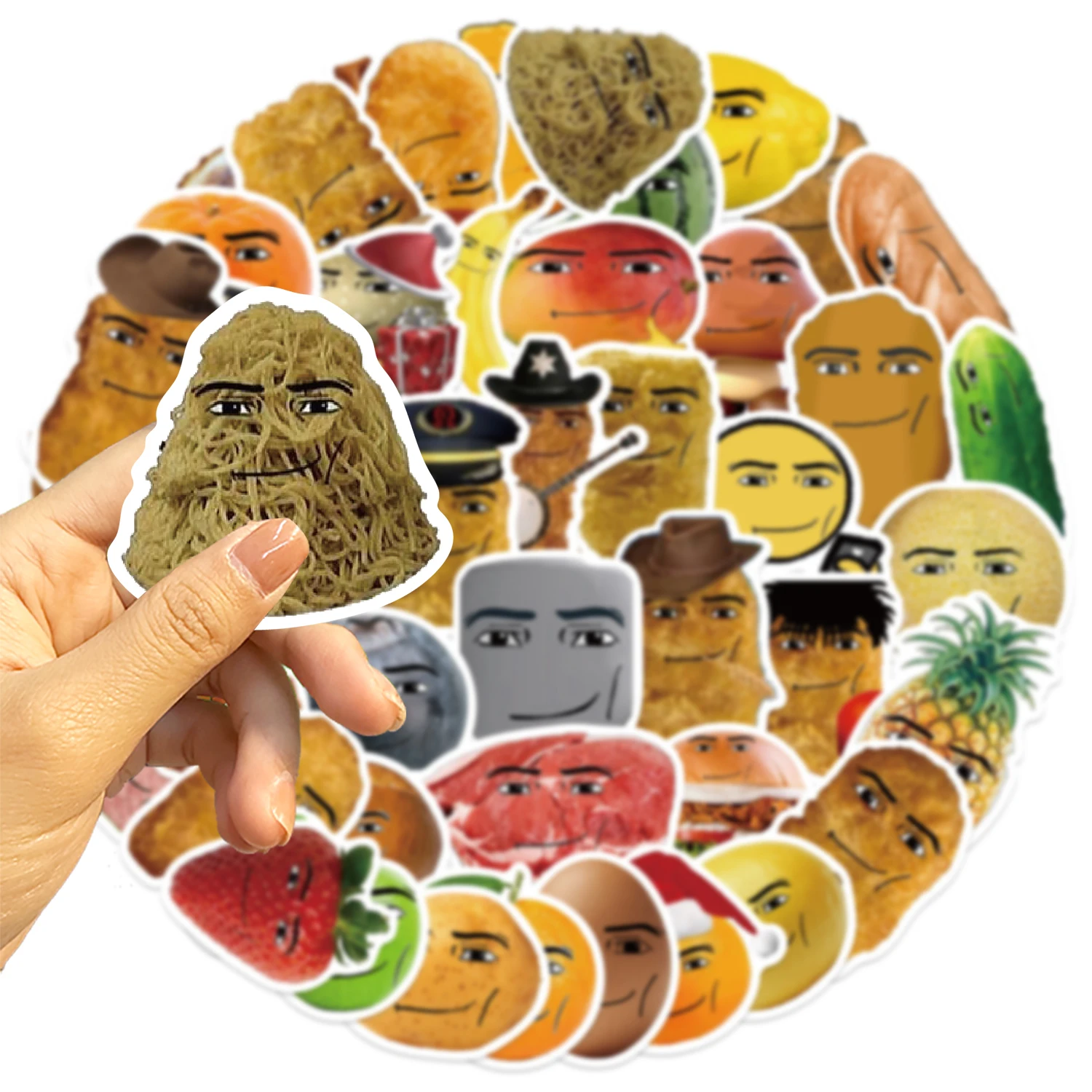 56/118 قطعة مضحك الفائز ابتسامة الدجاج الكتلة ميمي ملصقات ملصقات الزخرفية ل قضية الهاتف المحمول دفتر اللوحي كوب ماء