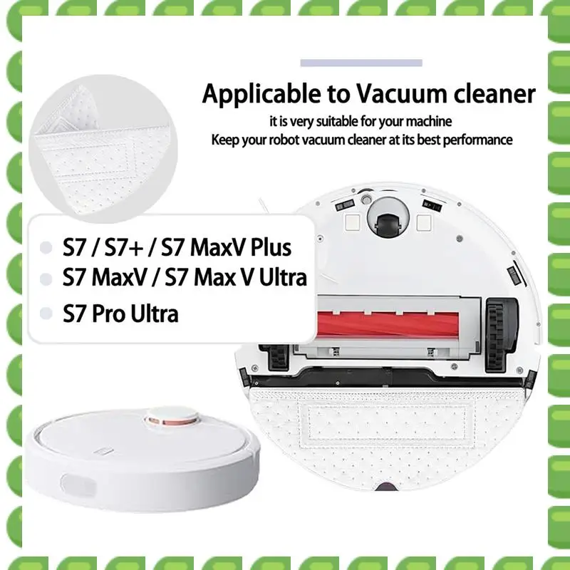 

A04V 60 Pcs Disposable Mopping Pads For Roborock S7/ S7+/ S7 Maxv/ S7 Maxv Ultra/ S7 Maxv Plus/ S7 Pro Ultra Robotic Vacuum