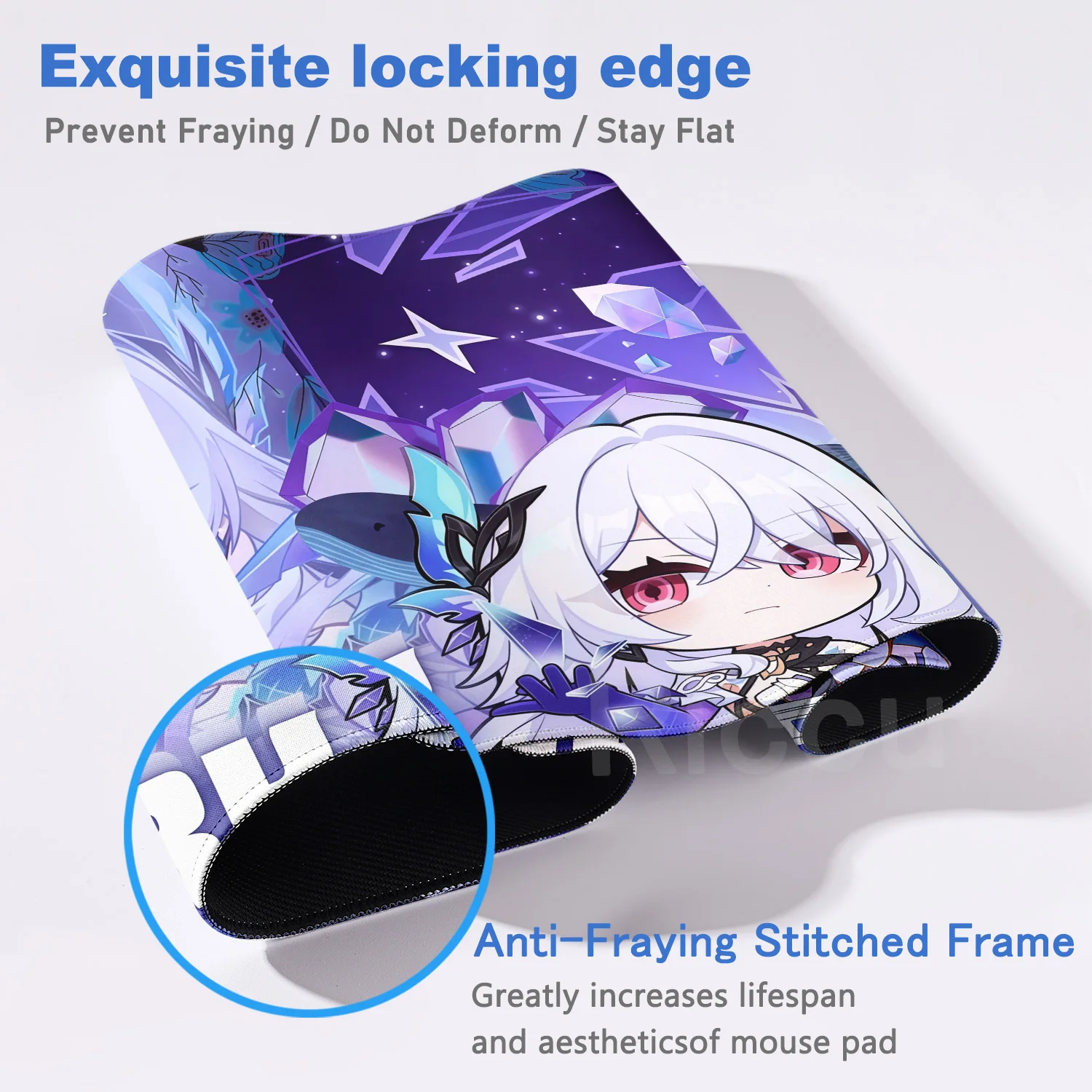 HD 300x600 مللي متر هنتاي جينشين تأثير Skirk XXL ماوس الوسادة أنيمي الألعاب الرياضة الإلكترونية ملحقات الكمبيوتر الجدول سطح المكتب مسند الماوس حصير مكتبي