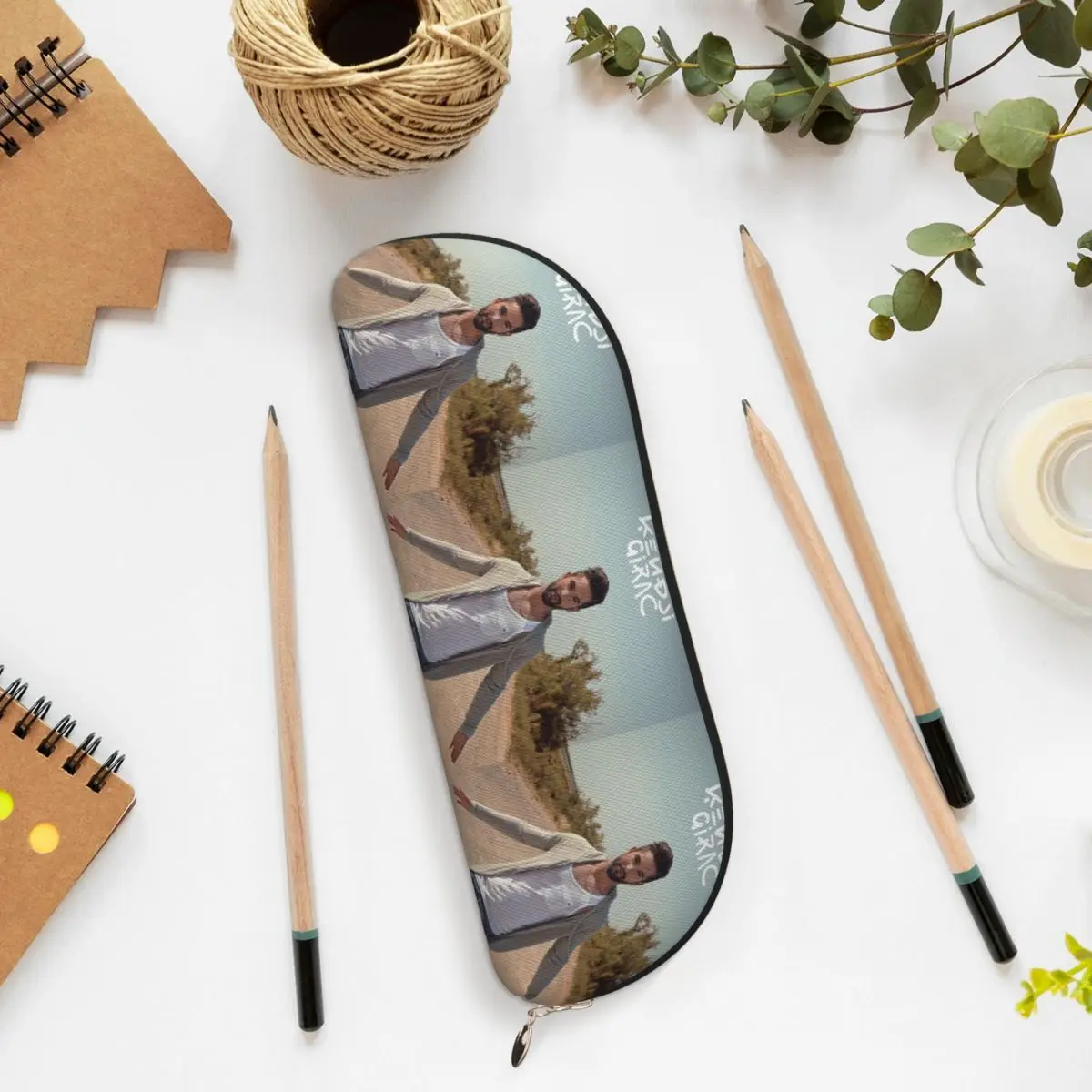 مقلمة Kendji Girac، حقيبة أقلام رصاص، لوازم مكتبية للتخزين، صندوق تخزين كبير، حقيبة أقلام رصاص للمدرسة الصبي والبنات