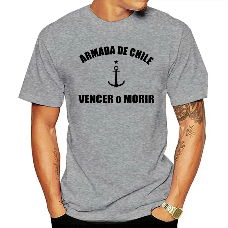 New Arrival fashion heavyweight vintage Summer streetwea Chilean  Armada De Chile Marina  Army T Shirt S-5Xl 0952R